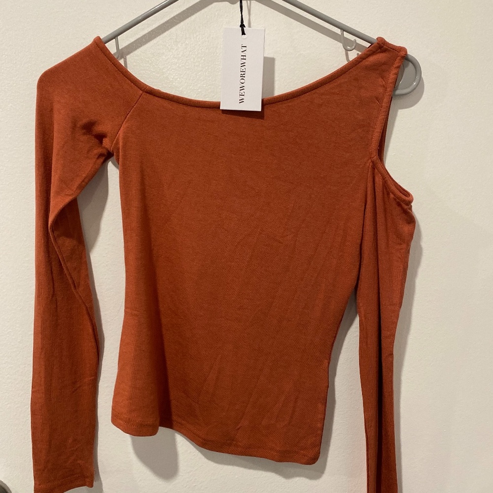 We wore what cold shoulder top